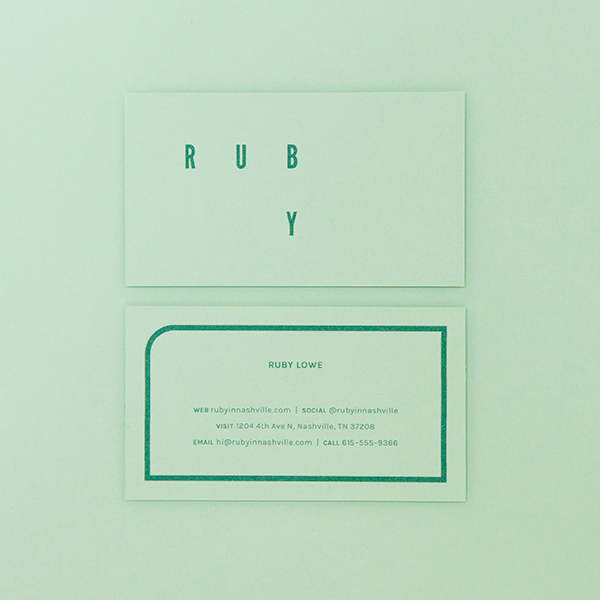 Ruby Business Cards