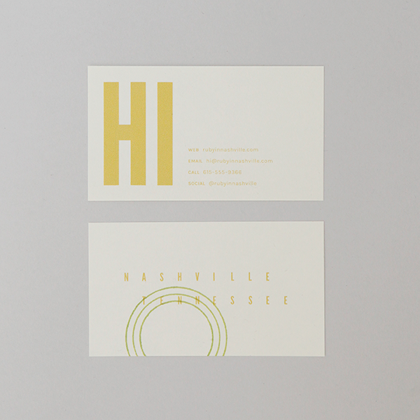 Ruby Business Cards